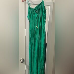 Women’s coverup green maxi dress